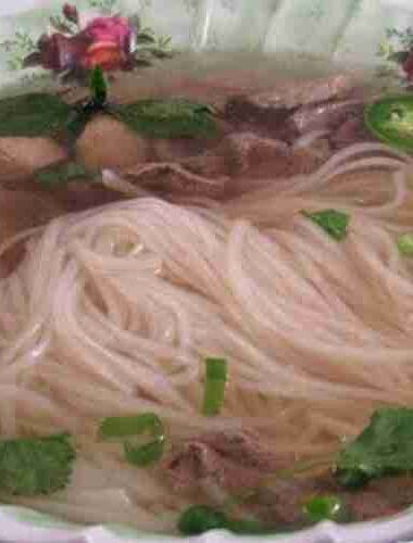 Vietnamese Beef Noodle Pho