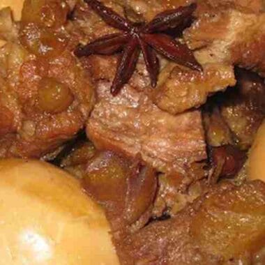 Chinese Caramelized Pork with Eggs