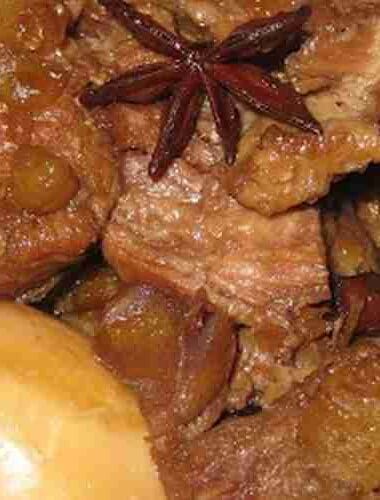 Chinese Caramelized Pork with Eggs