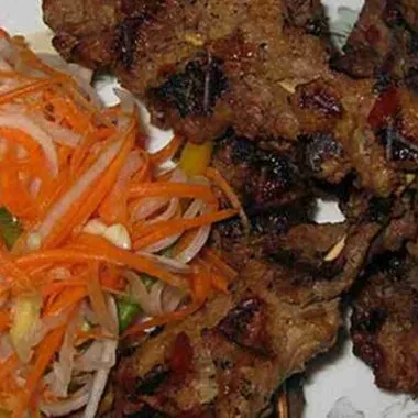 Cambodian Red Curry Beef Skewers