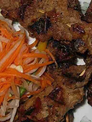 Cambodian Red Curry Beef Skewers