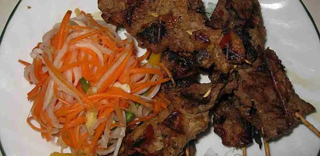 Cambodian Red Curry Beef Skewers