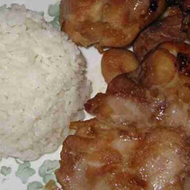 Chicken Thigh Marinade with Rice