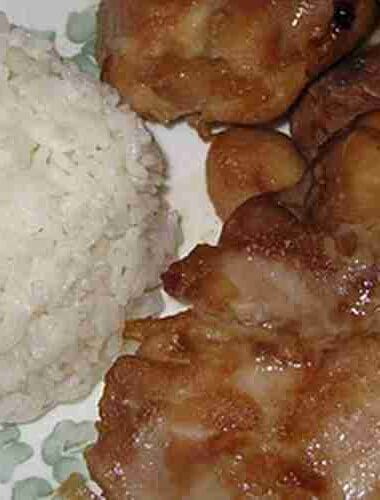 Chicken Thigh Marinade with Rice