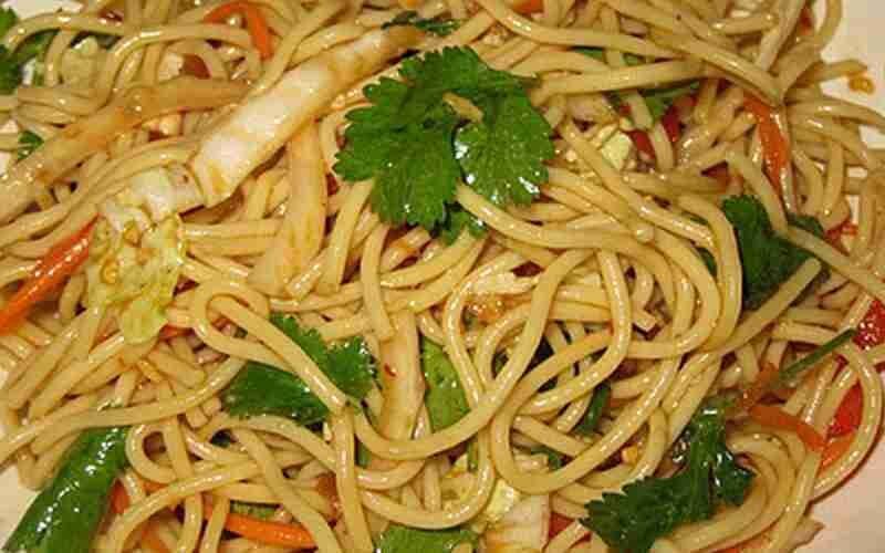 Cambodian Noodle Salad With Sesame Dressing