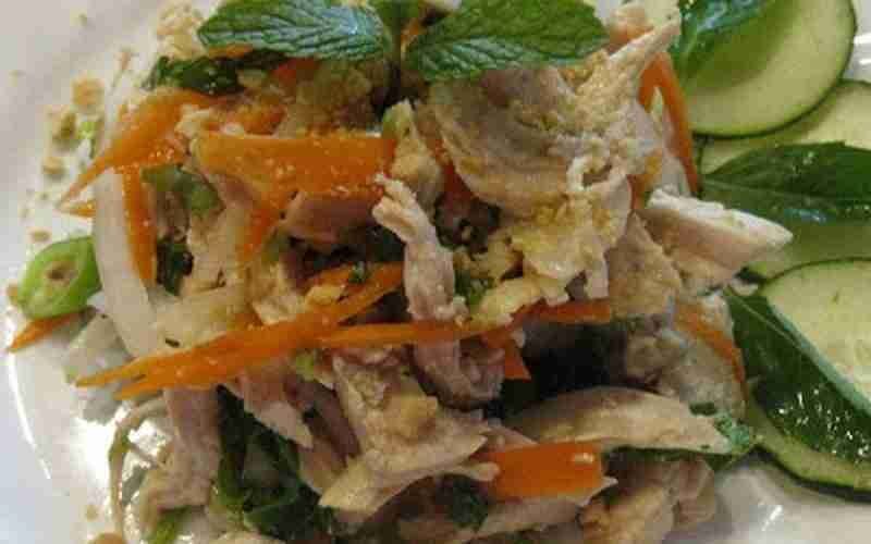 Vietnamese Chicken Salad with Lime Dressing