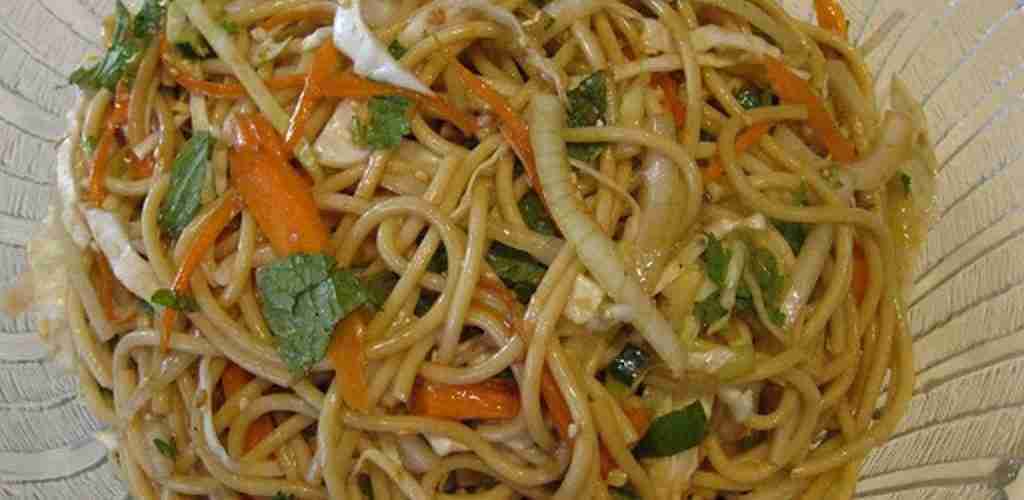 Peanut Sesame Noodle Salad