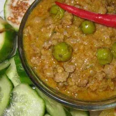 Cambodian Ground Pork with Coconut milk