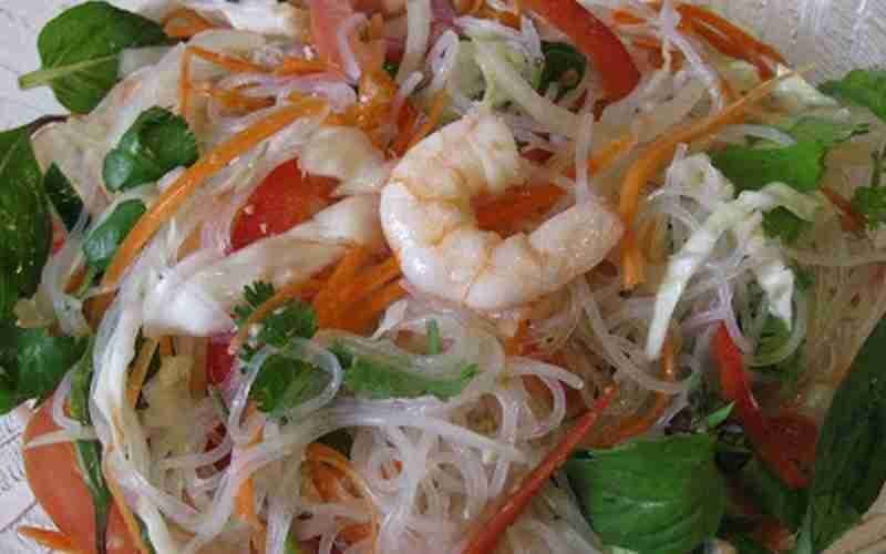 Cambodian Bean Thread Noodle Salad
