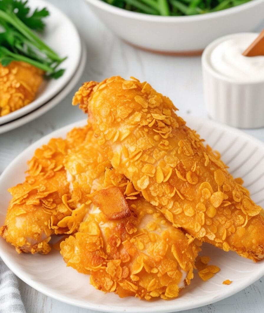 Bake Corn Flake with Chicken