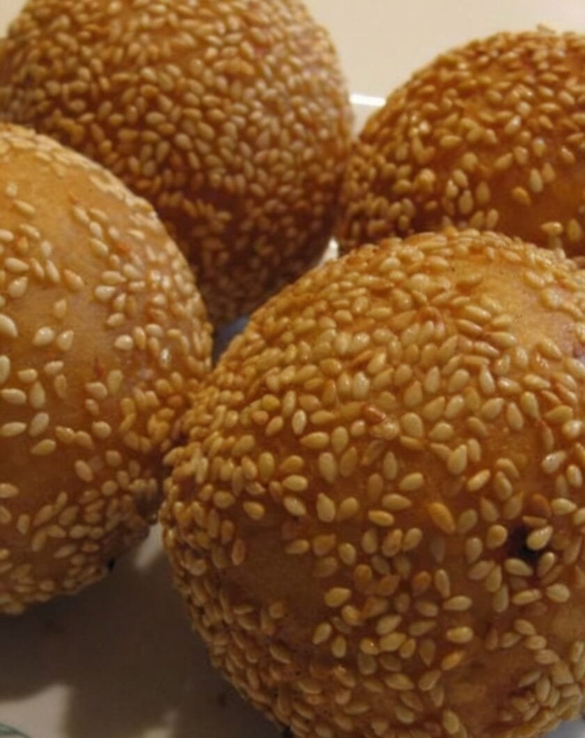 Bean Filling with Sweet Rice Flour Roll