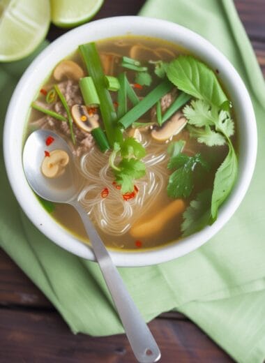 Cambodian Bean Thread Noodle Soup