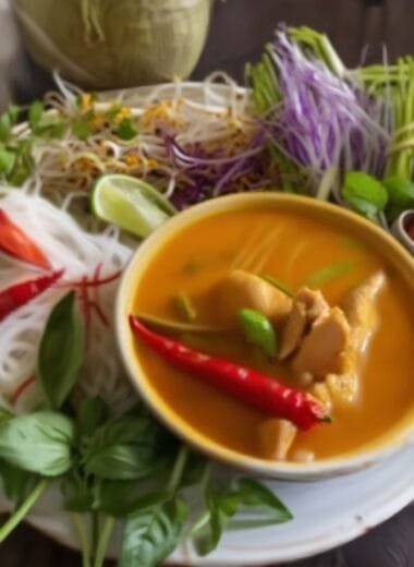 Cambodian Curry Noodle 1
