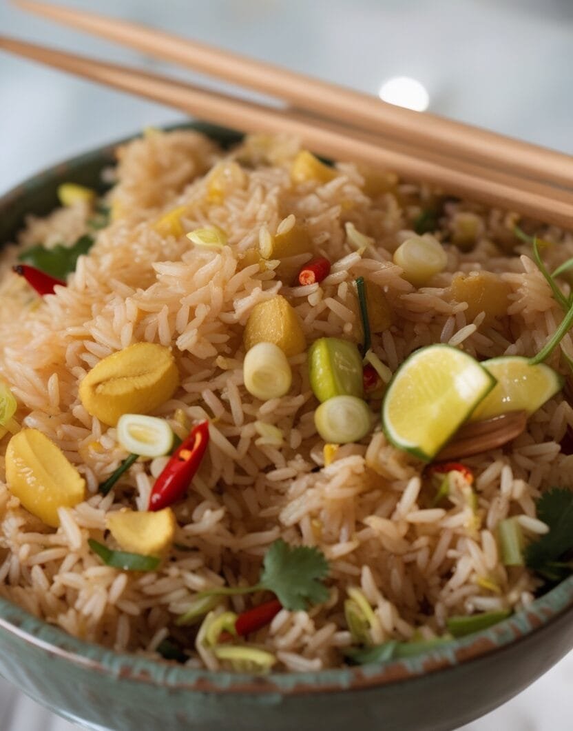 Cambodian Ginger Fried Rice