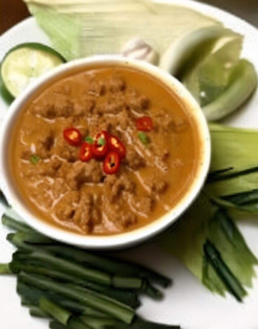 Cambodian Ground Pork with Coconut milk