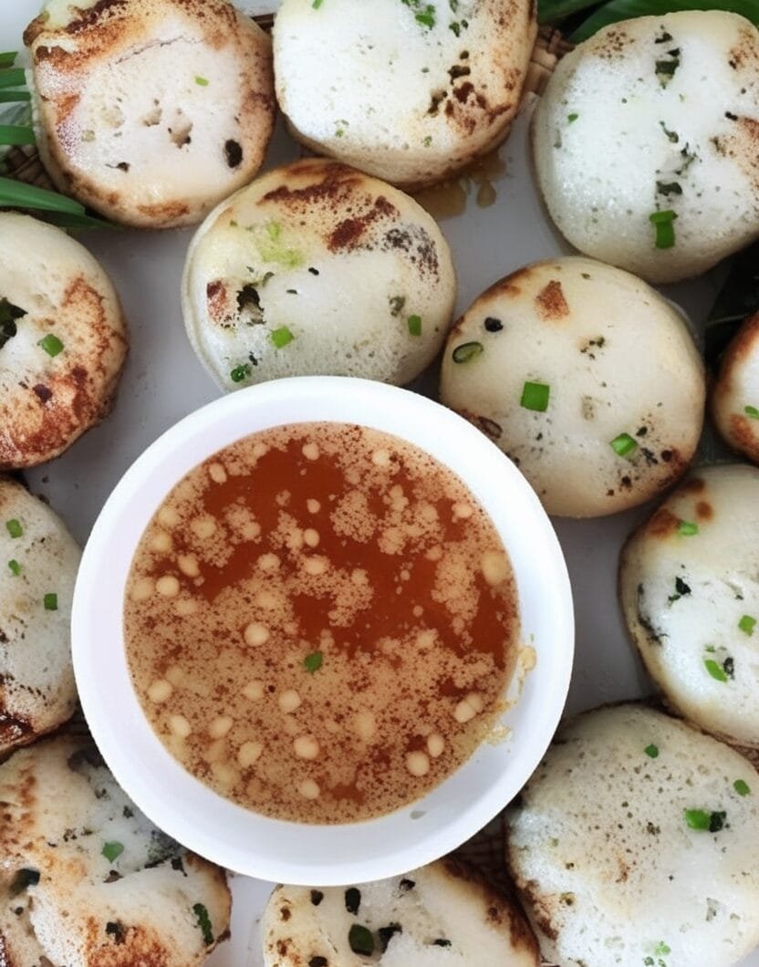 Cambodian Num Krok – Cambodian rice cake