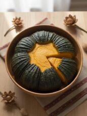 Cambodian Pumpkin Coconut Custard