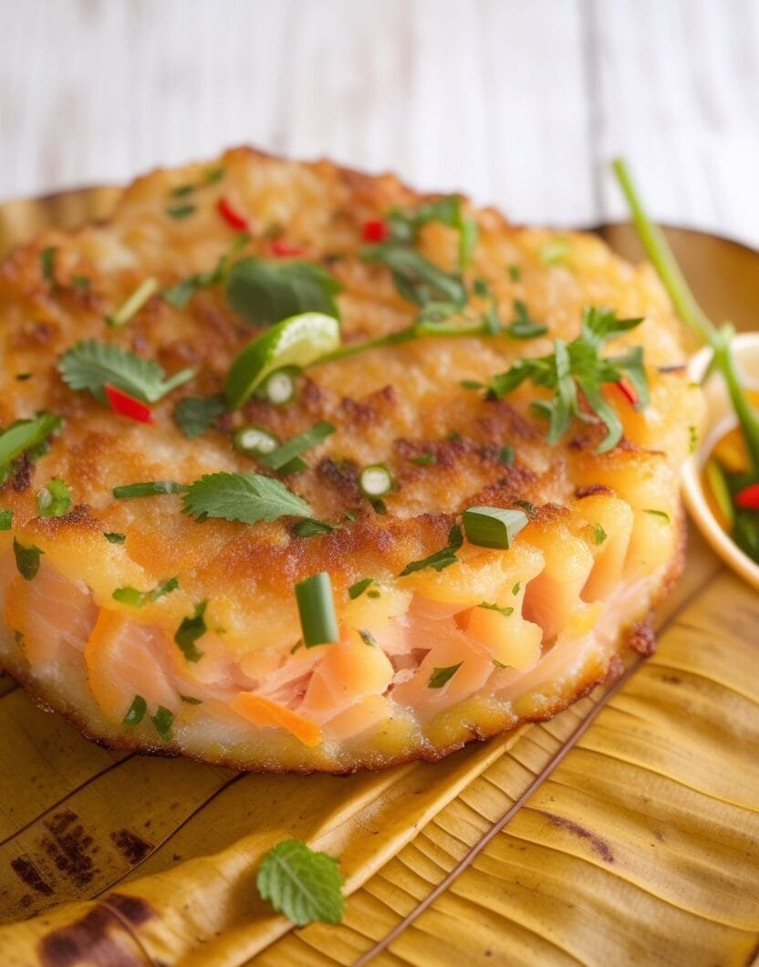 Cambodian Style Salmon Cake