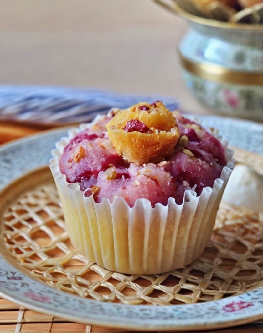 Chinese Sweet Potato Coconut Huat Kueh