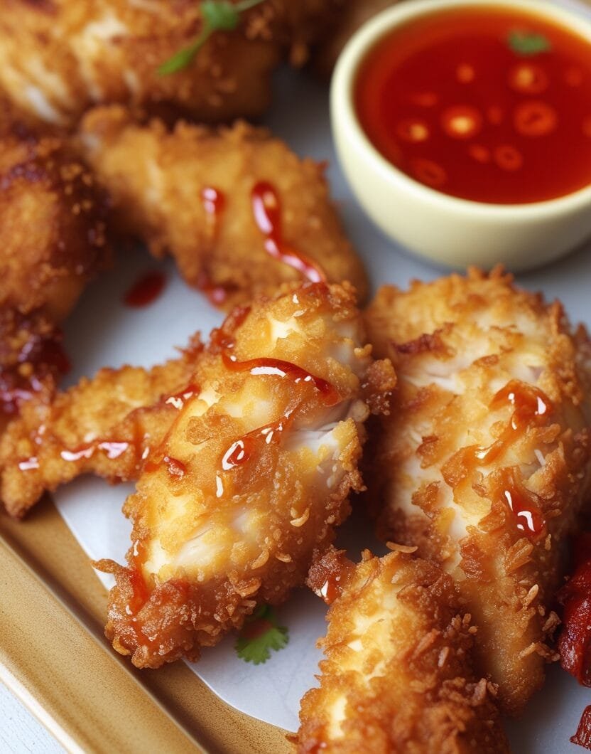 Coconut Chicken with Thai sweet