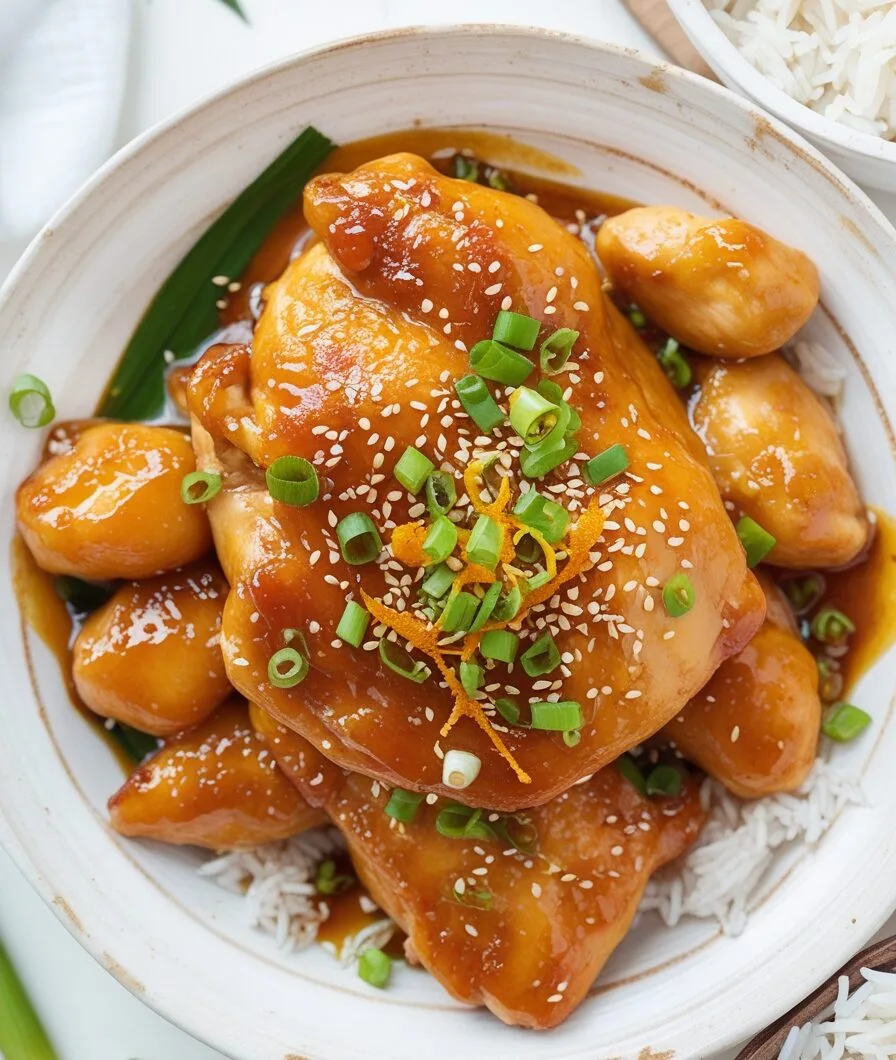 Easy Cambodian Orange Chicken