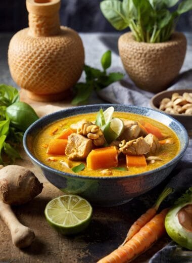 Easy Chicken Panang Curry