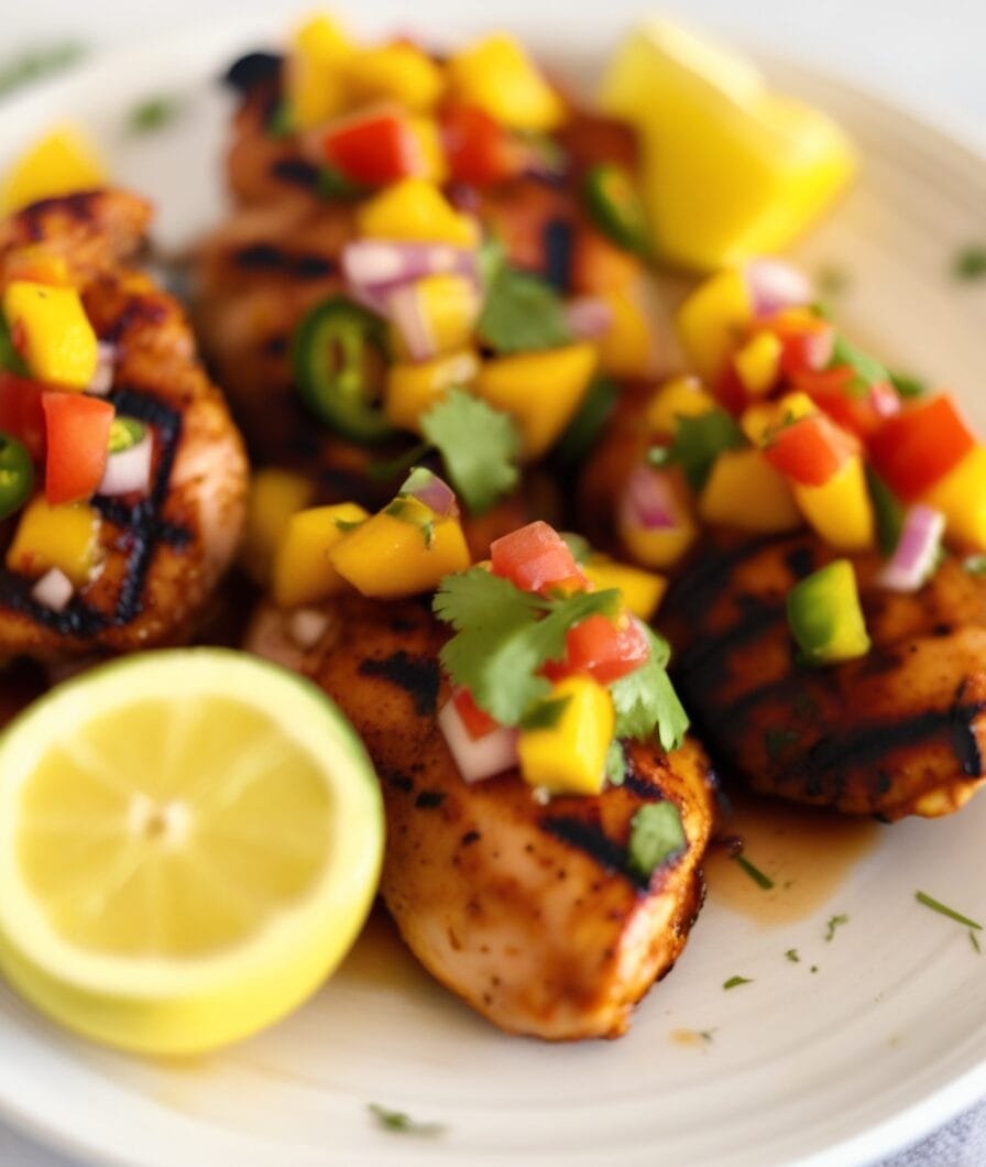 Grilled Mexican Chicken with Mango Salsa