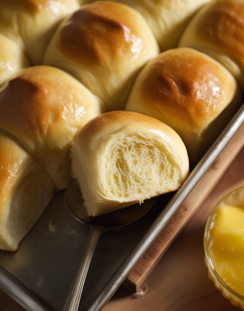 Homemade Pineapple Dinner Rolls