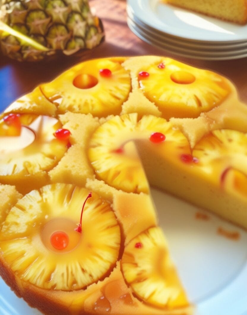 Homemade Pineapple Upside-Down Cake