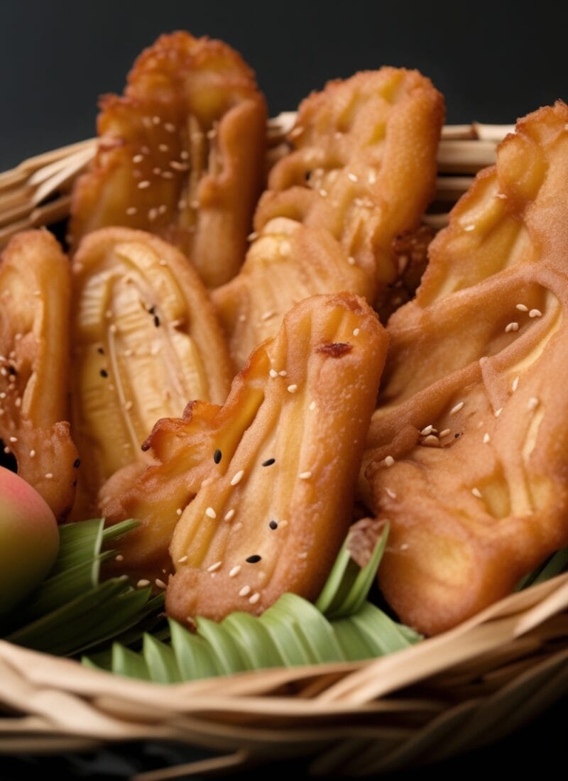 Khmer Deep Fry Banana Cake