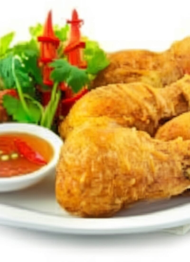 Khmer Stuffed Chicken Legs