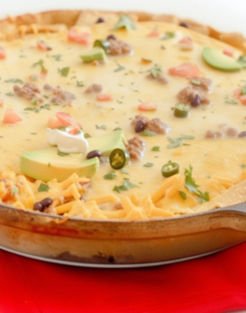 Pork Nacho or Taco Pie