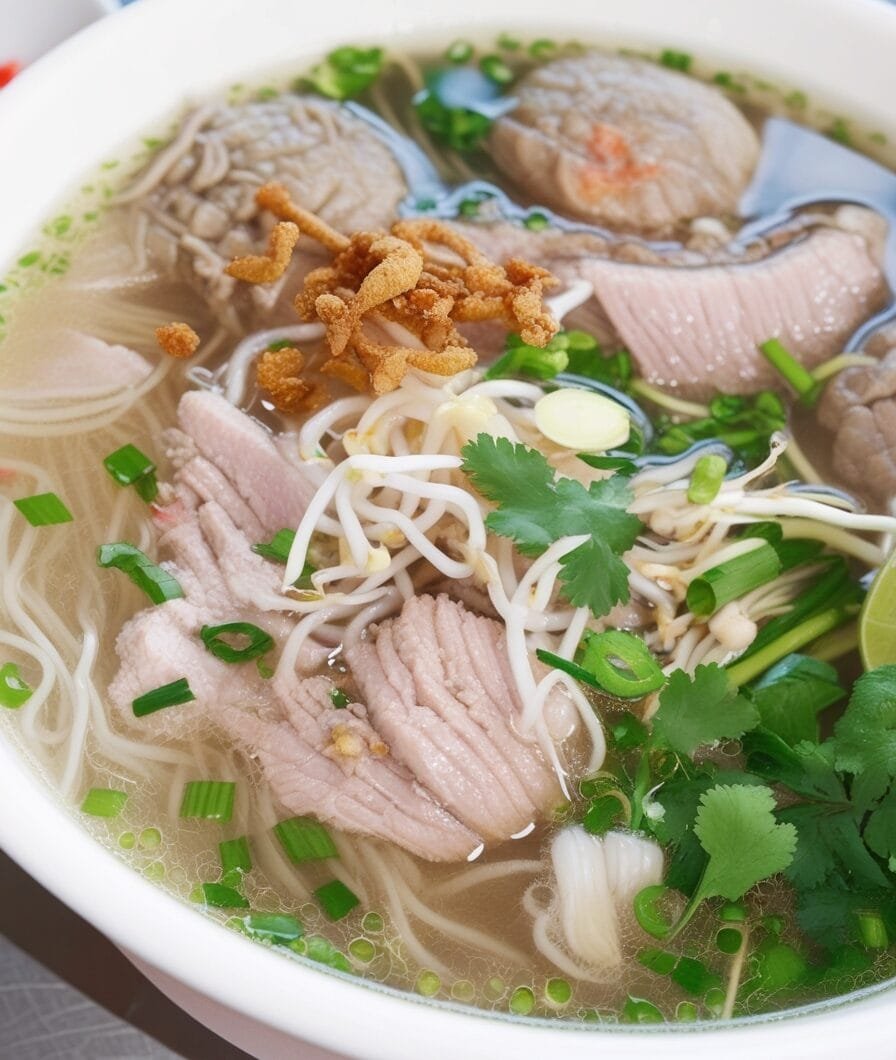 Cambodian Phnom Penh Noodle Soup