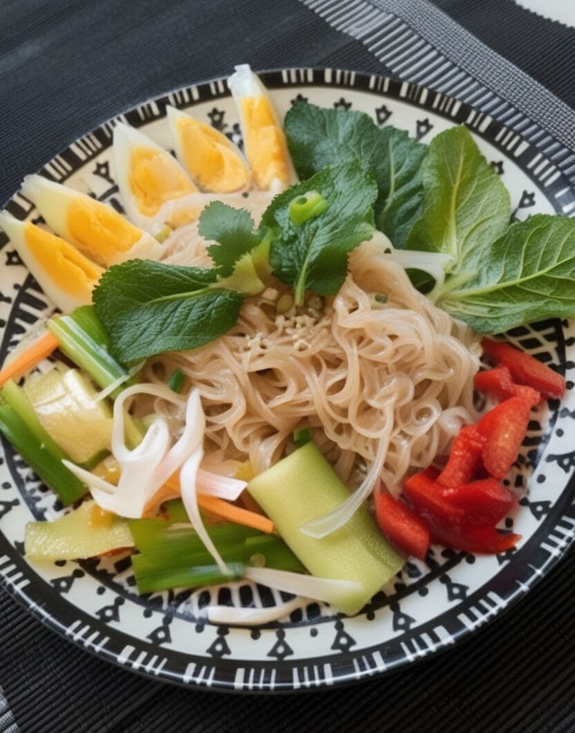 Steam Rice Noodle with Egg Recipe