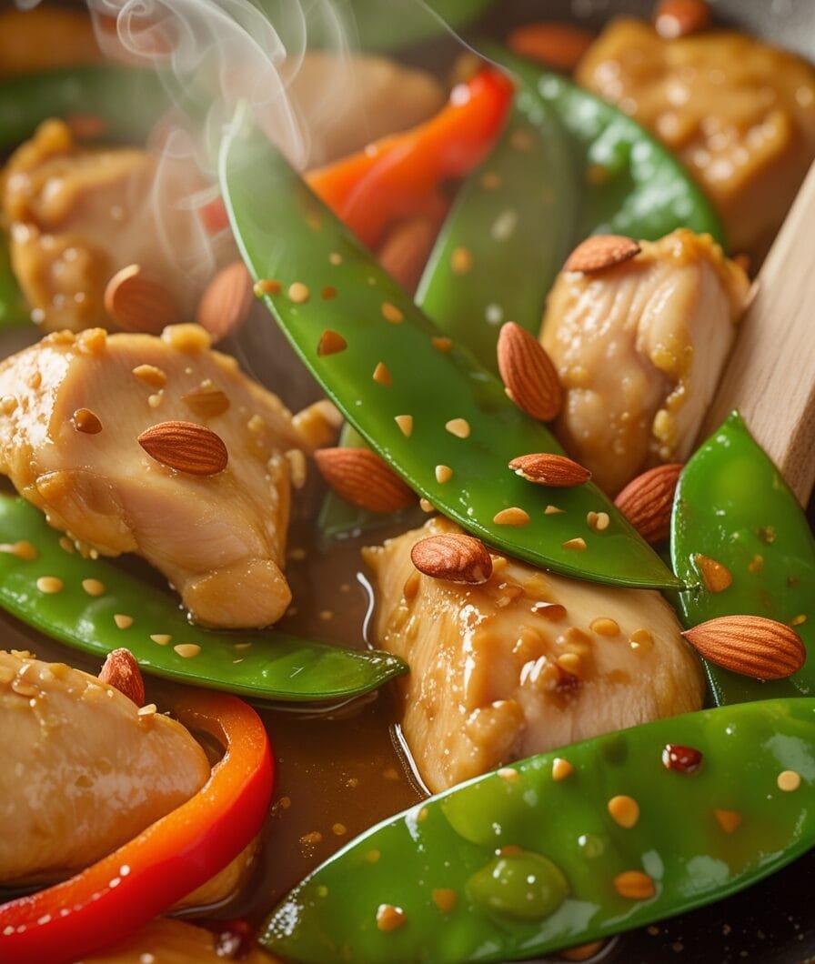 Stir Fry Almond Chicken Recipe