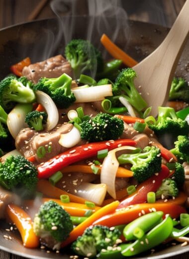 Stir Fry Pork with mix Vegetables