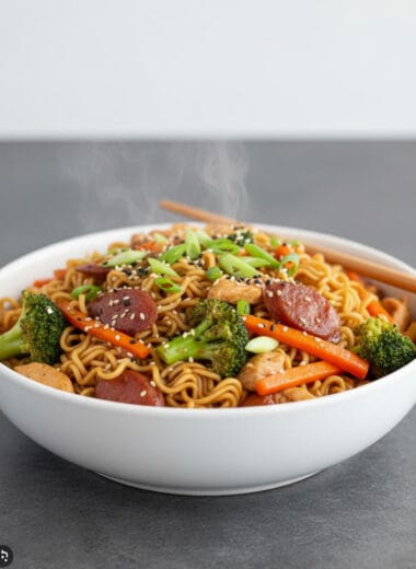 Stir fry Top Ramen Noodles recipe