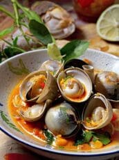 Thai Red Curry Coconut Clams