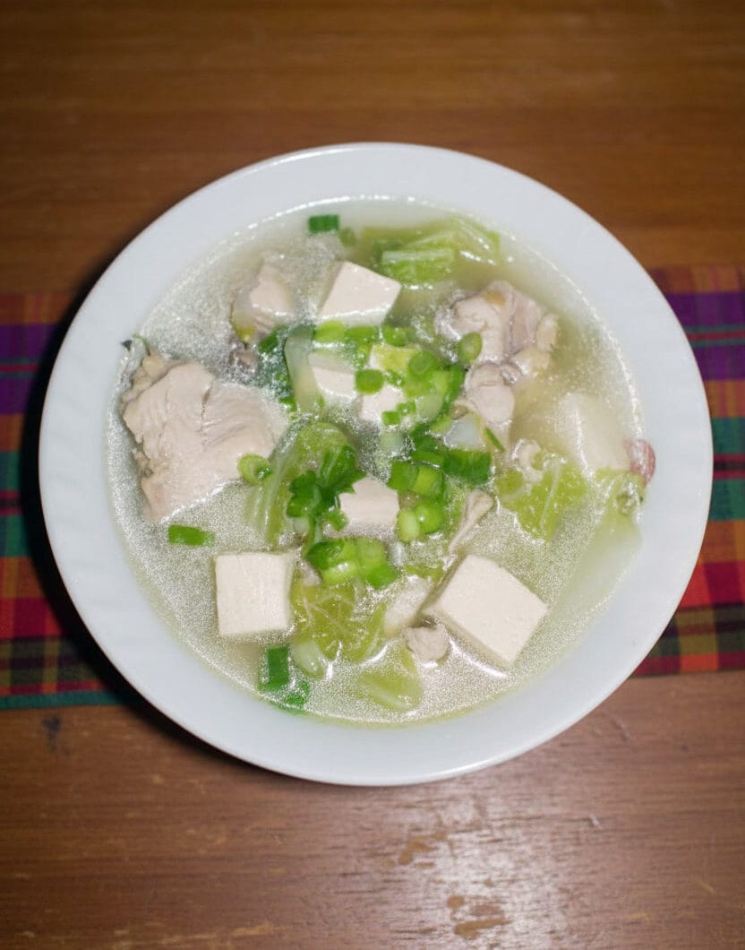 Tofu Chicken Soup