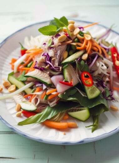 Vegetables with Fish Salad
