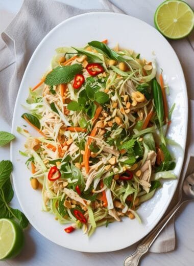 Vietnamese Chicken Salad with Lime Dressing