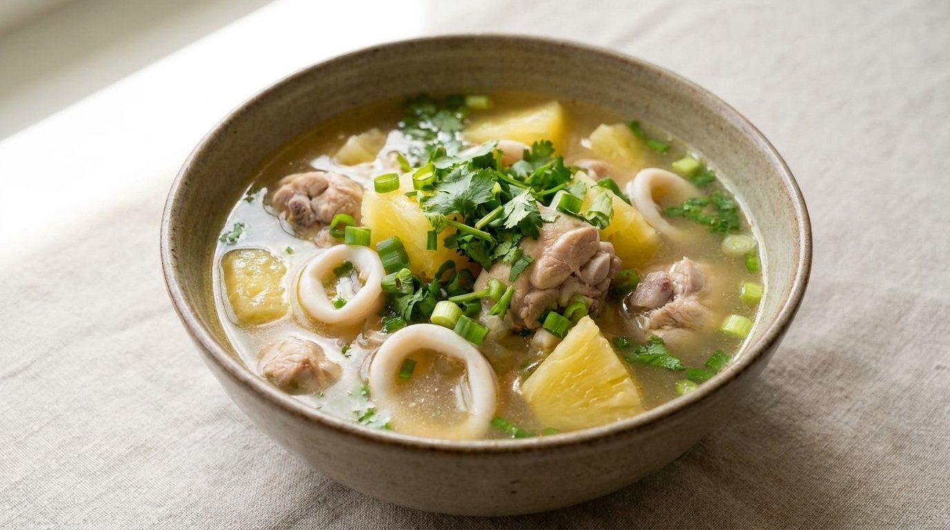 Pineapple Soup with Chicken