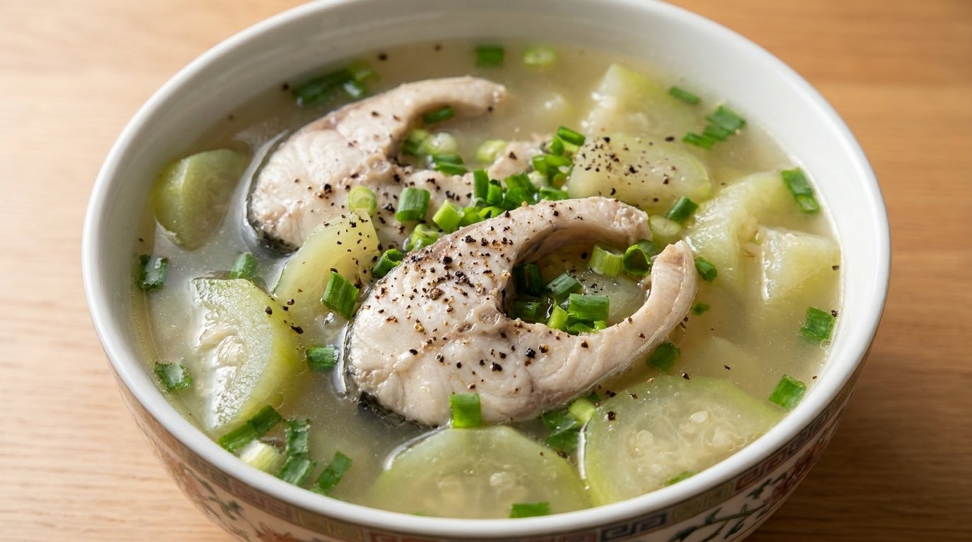 Opo Squash with Fish Soup