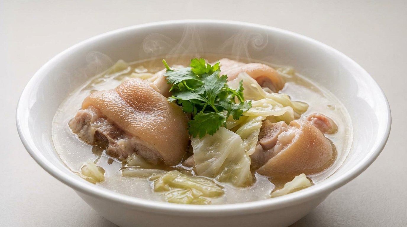 Pork Hocks and Cabbage Soup