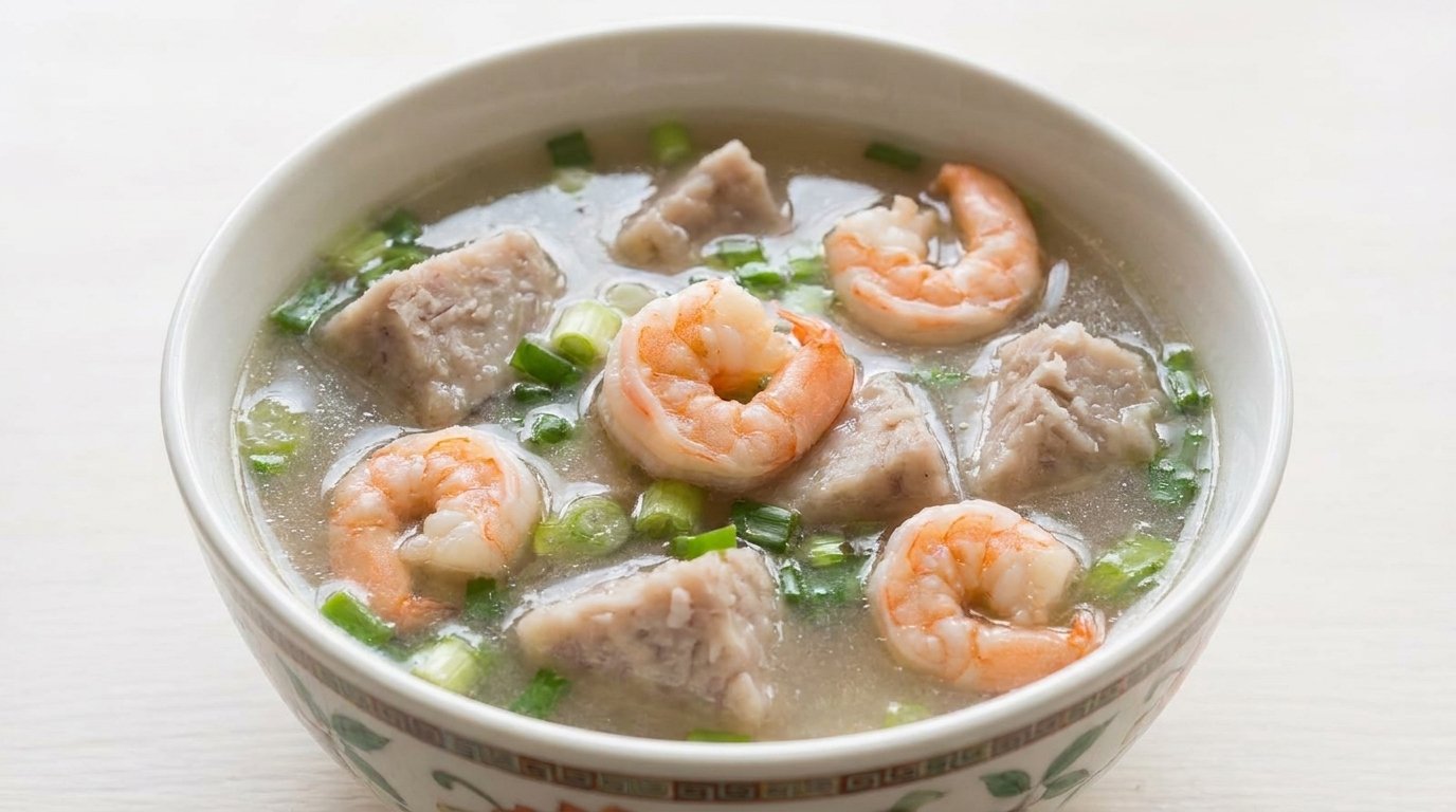 Shrimp and Taro Root Soup