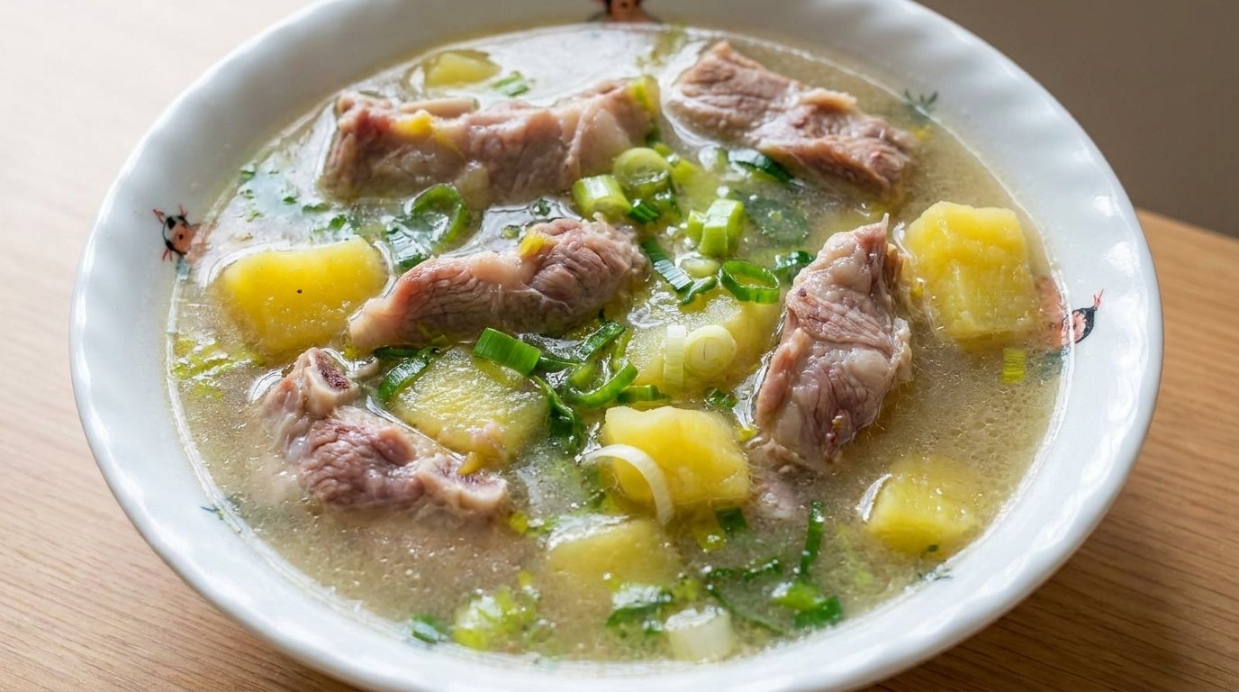 Yellow Yam Soup with Pork Ribs