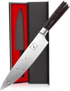Chef’s knife for chopping vegetables and meat
