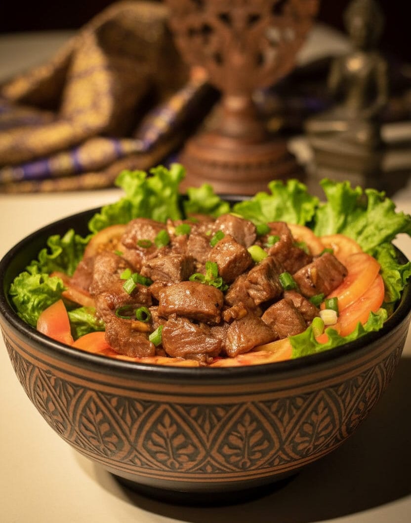 Cambodian Beef Loc Lac Recipe