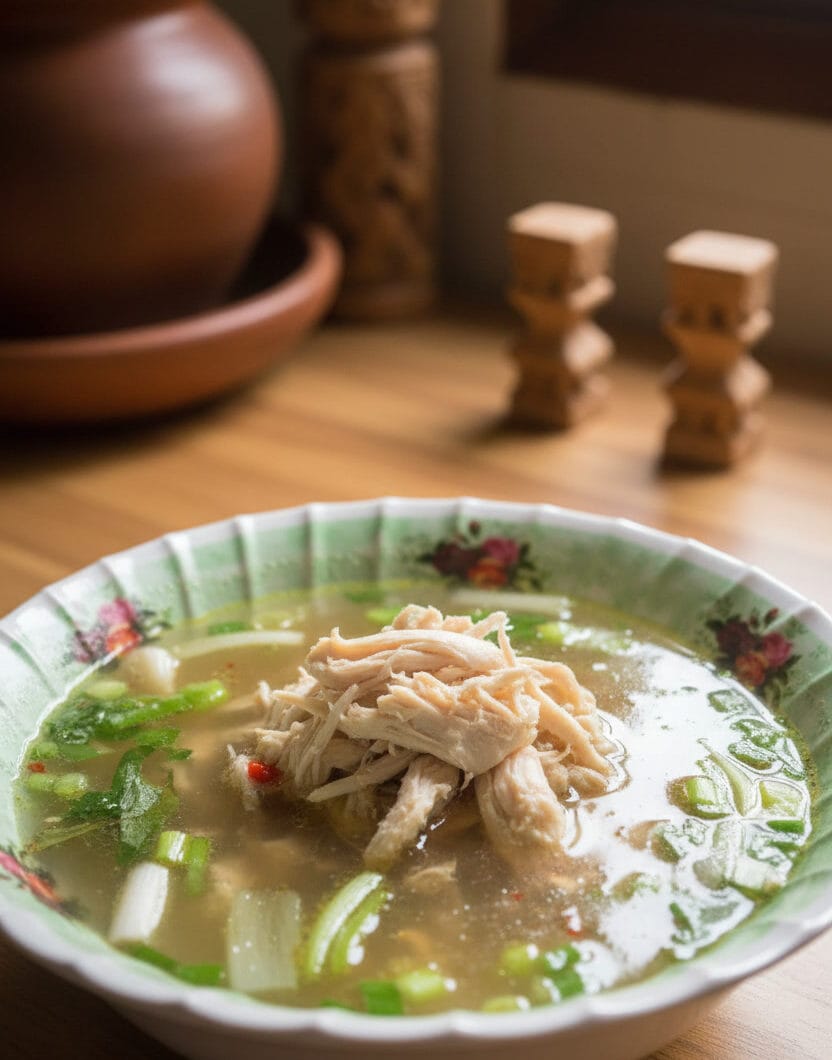 Khmer Lemongrass Chicken Soup