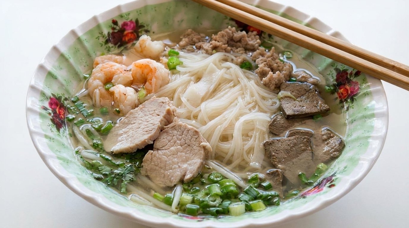 Cambodian Phnom Penh Noodle Soup